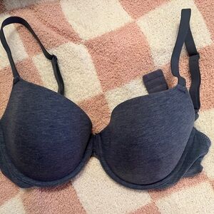 Auden Gray Seamless Underwire Bra